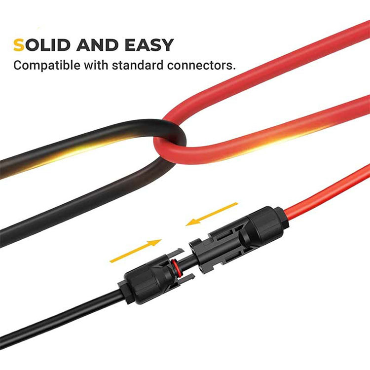 20피트 10AWG 태양광 연장 케이블