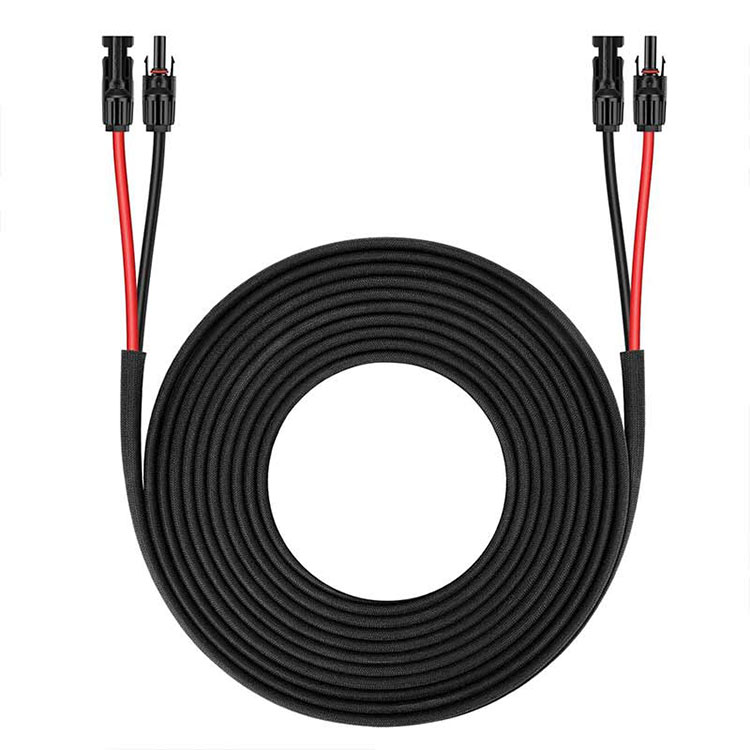 태양광 패널 연장 케이블-25FT 10AWG(6mm2) 태양광 패널 와이어 트윈